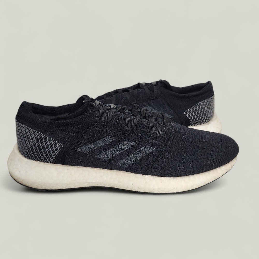 Adidas Pureboost Go Men's Size 13 Black Athletic Running Shoes Sneakers AH2319